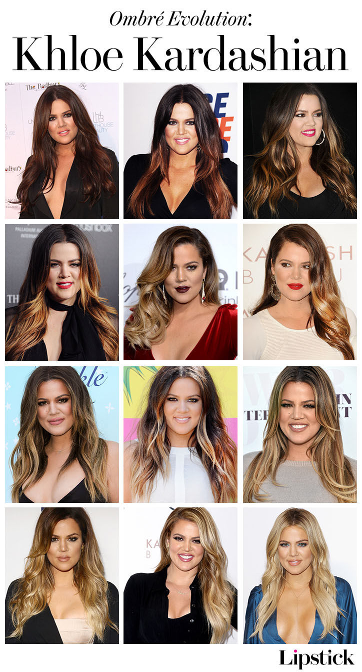Khloe Kardashian Ombre Hair Color Chart W724 Tracey Cunningham